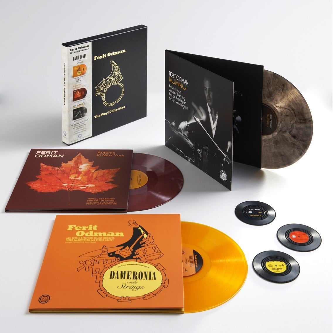 FERİT ODMAN - THE VINYL COLLECTION (DAMERONIA, NOMMO, AUTUMN IN NEW YORK) - 3xLP BOX SET SIFIR