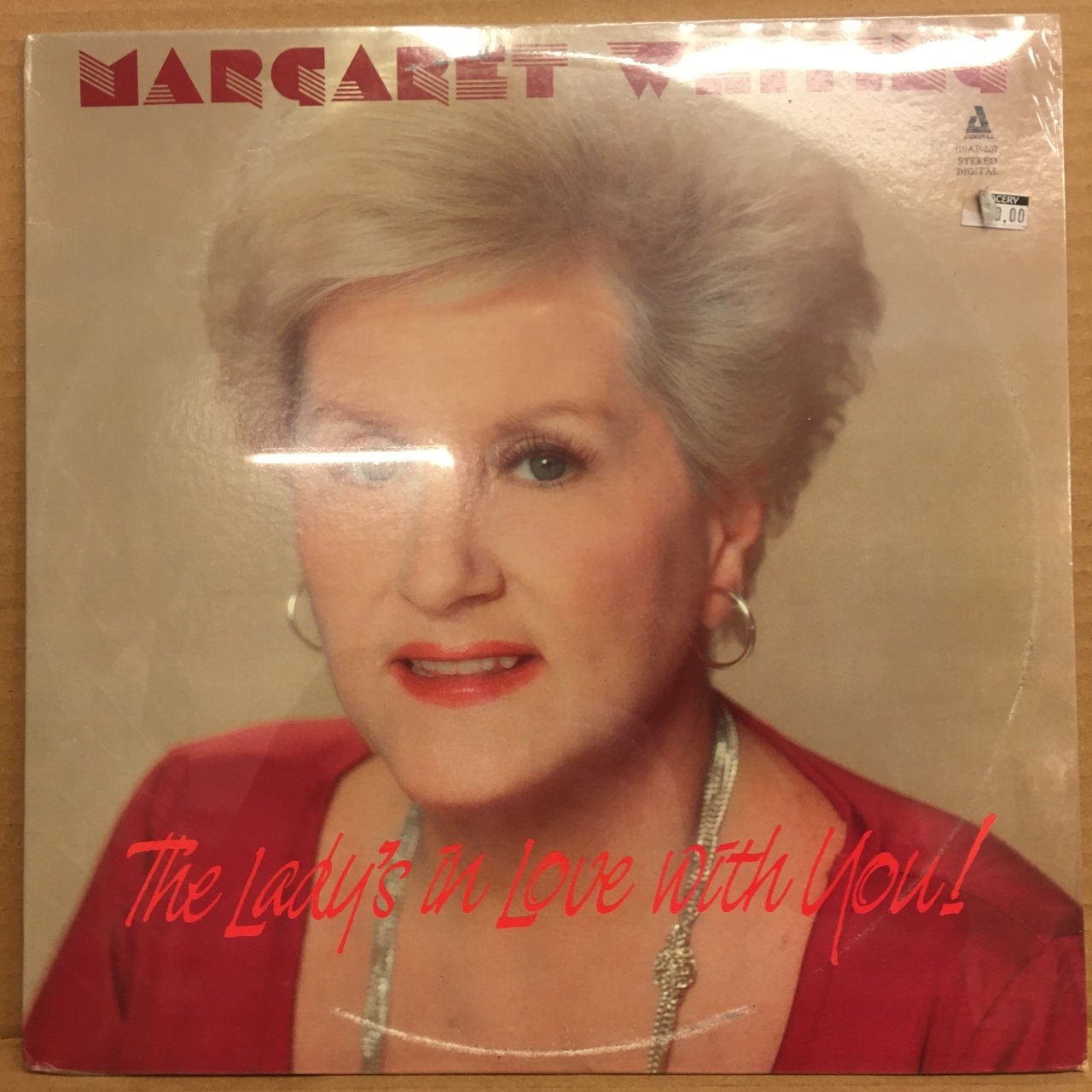 MARGARET WHITING - THE LADY'S IN LOVE WITH YOU 1985 SIFIR PLAK