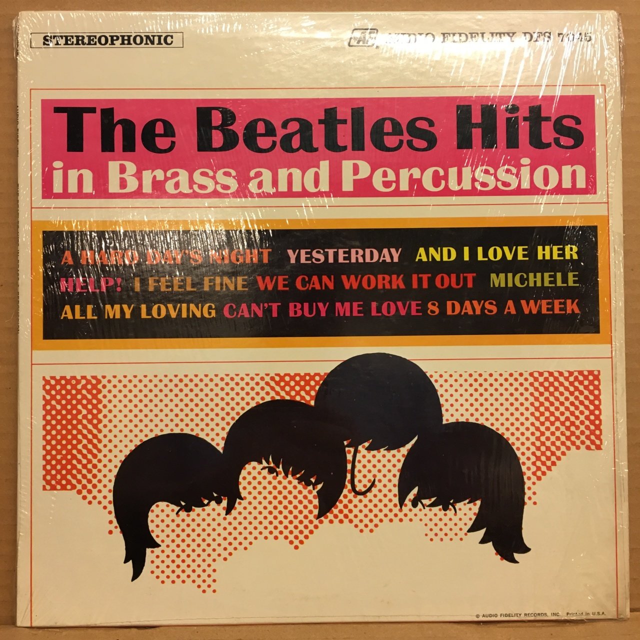THE BEATLES HITS IN BRASS AND PRECUSSION 1966 2.EL PLAK