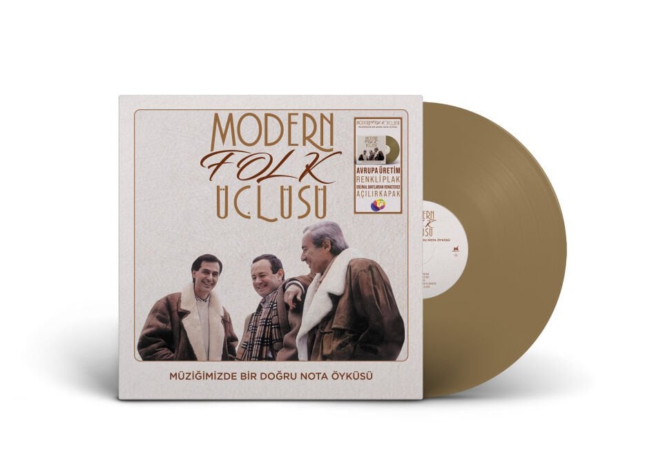 MODERN FOLK ÜÇLÜSÜ - MÜZİĞİMİZDE BİR DOĞRU NOTA ÖYKÜSÜ - LP 2026 RENKLİ SIFIR PLAK