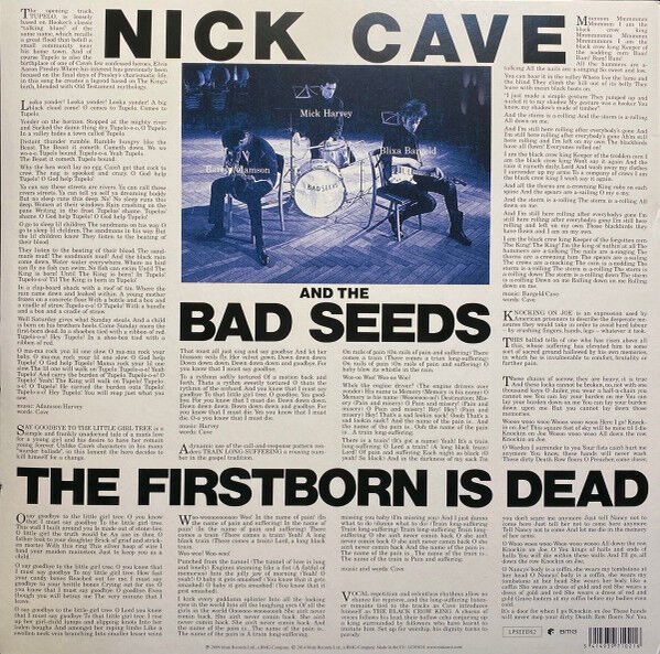 NICK CAVE AND THE BAD SEEDS - THE FIRSTBORN IS DEAD (1985) - LP 2014 REISSUE SIFIR PLAK
