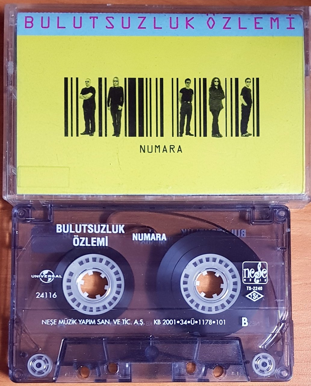 BULUTSUZLUK ÖZLEMİ - NUMARA (2001) NEŞE MÜZİK KASET 2.EL