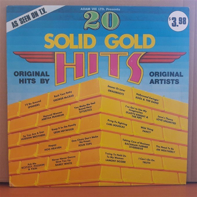 20 SOLID GOLD HITS (1974) - LP 2.EL PLAK