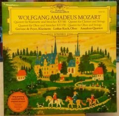 MOZART QUINTET FOR CLARINET OBOE STRINGS LP SFR