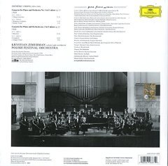 CHOPIN: PIANO CONCERTOS 1&2, KRYSTIAN ZIMERMAN - SIFIR 2PLAK