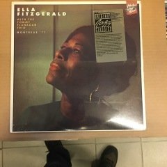 ELLA FITZGERALD WITH THE TOMMY FLANAGAN TRIO MONTREUX 77, DÖNEM BASKI SIFIR PLAK 1989 REISSUE
