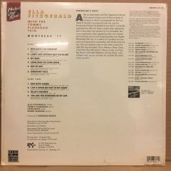 ELLA FITZGERALD WITH THE TOMMY FLANAGAN TRIO MONTREUX 77, DÖNEM BASKI SIFIR PLAK 1989 REISSUE