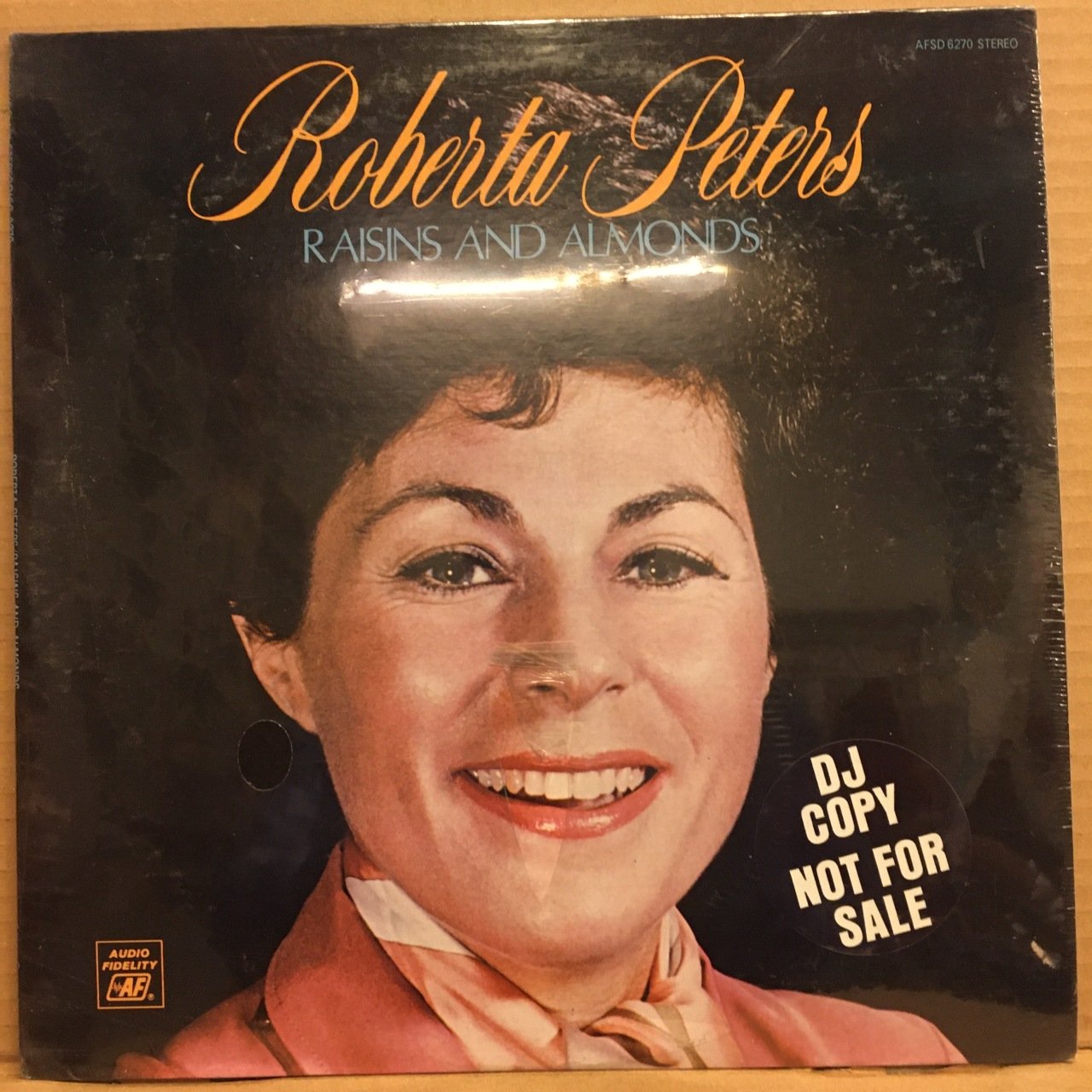 ROBERTA PETERS - RAISINS AND ALMONDS (1975) SIFIR PLAK