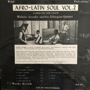 MULATU ASTATKE AND HIS ETHIOPIAN QUINTET – AFRO-LATIN SOUL VOL. 2 (1966) - LP SIFIR PLAK