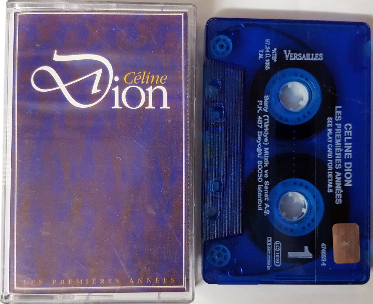 CELINE DION - LES PREMIERES ANNEES (1997) SONY CASSETTE MADE IN TURKEY ''USED''