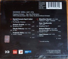 GREAT CONDUCTORS OF THE 20TH CENTURY / GEORGE SZELL / AUBER, DVORAK, DEBUSSY, DELIUS, ROSSINI, WAGNER (2003) EMI CLASSICS 2CD SIFIR