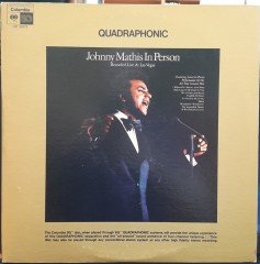 JOHNNY MATHIS - IN PERSON (1972) RECORDED LIVE AT LAS VEGAS - 2PLAK 2.EL QUADRAPHONIC