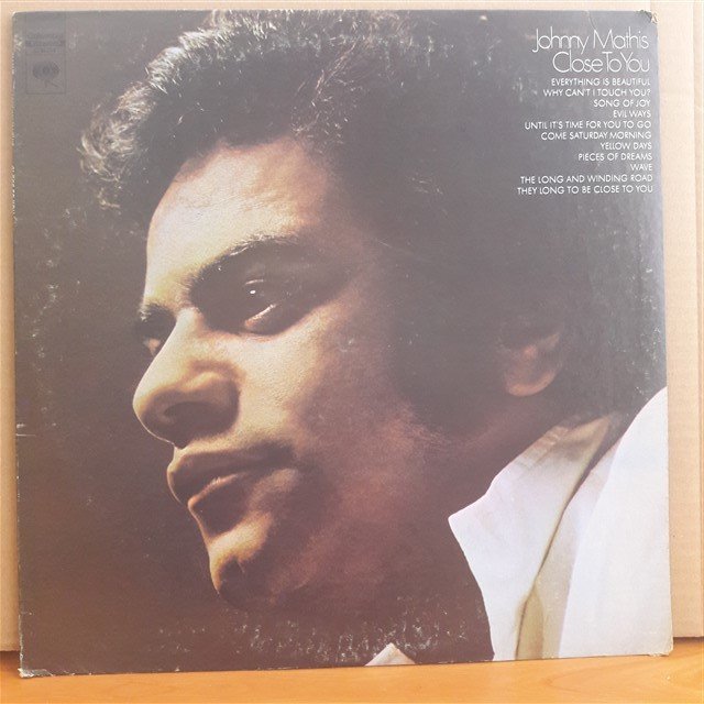 JOHNNY MATHIS - CLOSE TO YOU - LP 2.EL PLAK