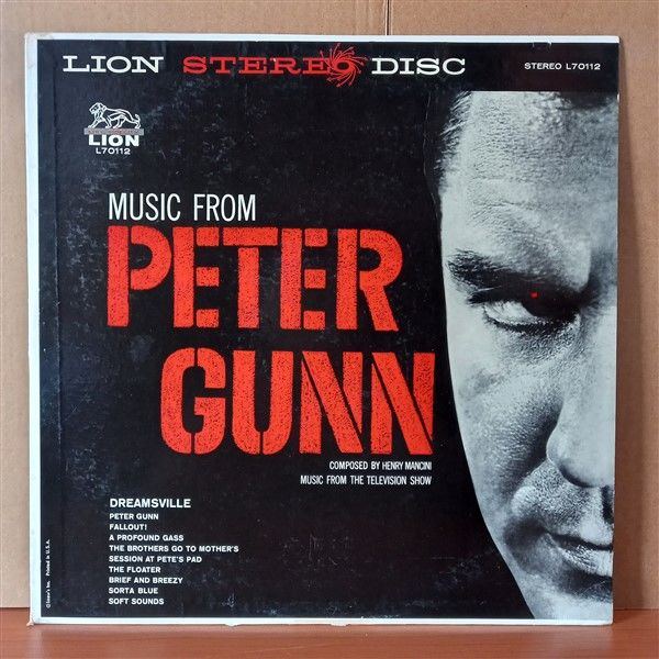 MUSIC FROM PETER GUNN / THE AARON BELL ORCHESTRA, HENRY MANCINI (1959) - LP 2.EL PLAK