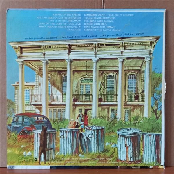 FOUR TOPS – KEEPER OF THE CASTLE (1972) - LP 2.EL PLAK
