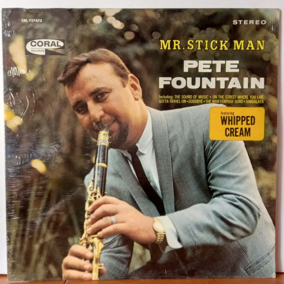 PETE FOUNTAIN – MR. STICK MAN (1965) - LP DÖNEM BASKI SIFIR PLAK