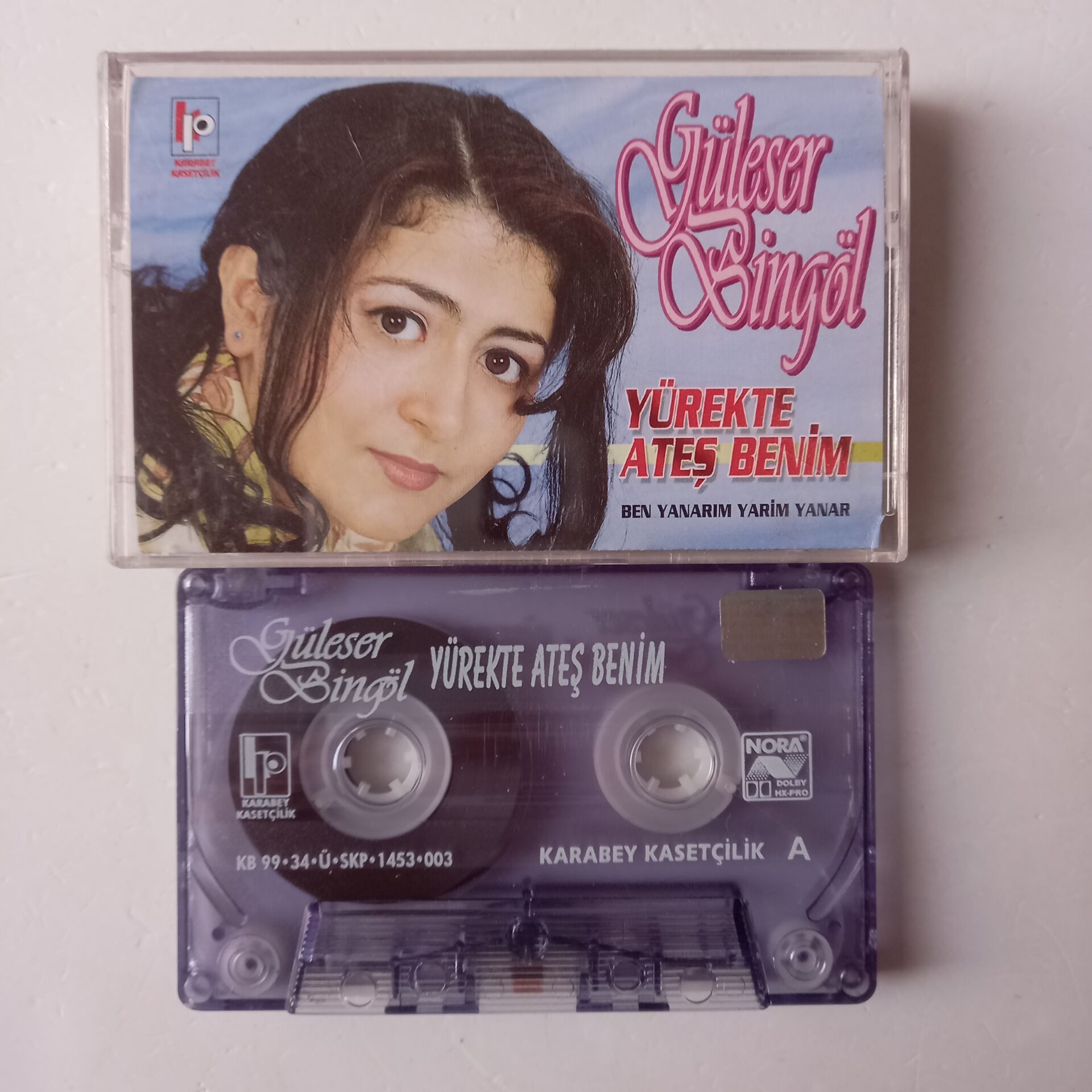 GÜLESER BİNGÖL - YÜREKTE ATEŞ BENİM (1999) - KASET 2.EL