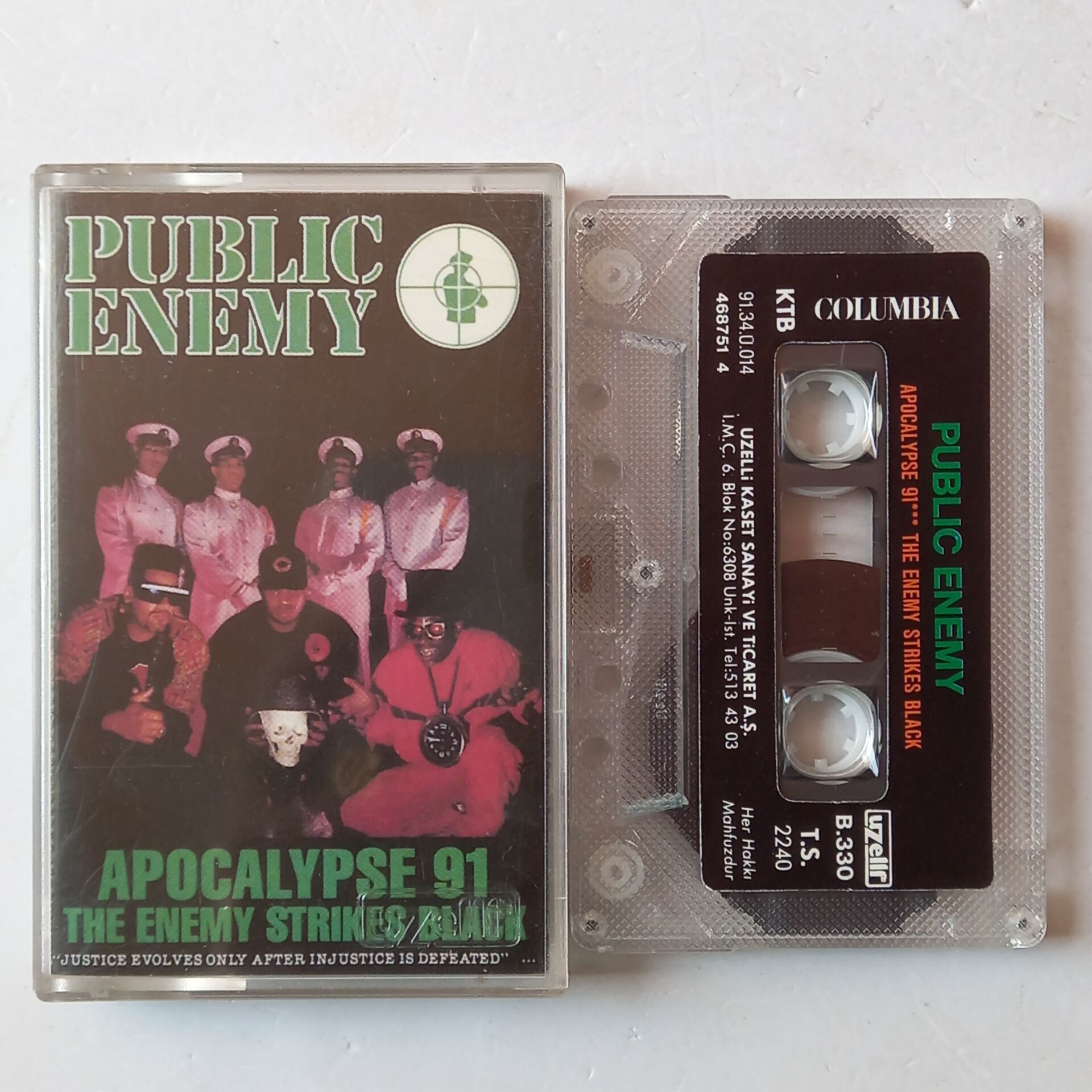 PUBLIC ENEMY - APOCALYPSE 91... THE ENEMY STRIKES BLACK (1991) - KASET 2.EL