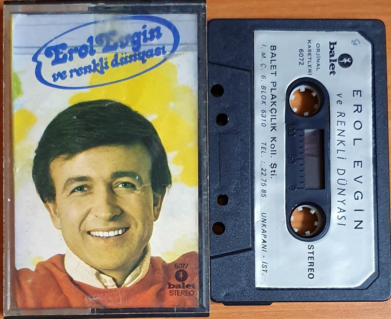 EROL EVGİN - VE RENKLİ DÜNYASI - KASET BALET 2.EL