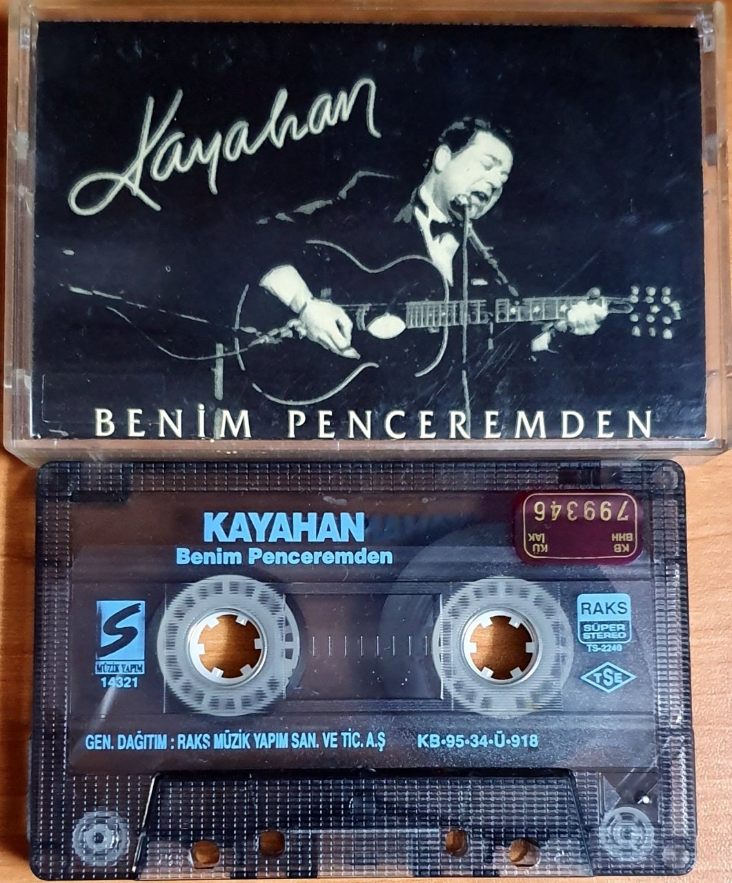 KAYAHAN - BENİM PENCEREMDEN (1995) - KASET S MÜZİK 2.EL