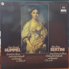 HUMMEL: QUINTET FÜR KLAVIER, VIOLINE, VIOLA, VIOLONCELLO UND KONTRABAß, BERTINI: GRAND SEXTUOR FÜR KLAVIER, 2 VIOLINEN, VIOLA, VIOLONCELLO UND KONTRABAß, SESTETTO CLASSICO (1982) - PLAK 2.EL