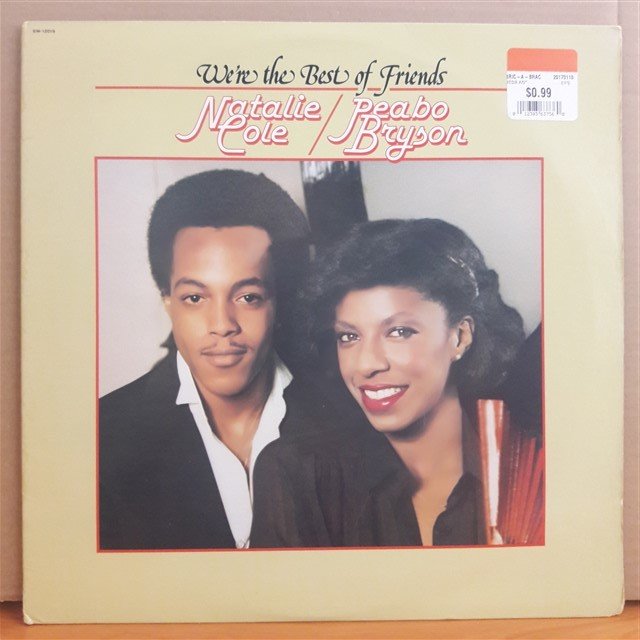 NATALIE COLE & PEABO BRYSON - WE'RE THE BEST OF FRIENDS (1979) - LP 2.EL PLAK