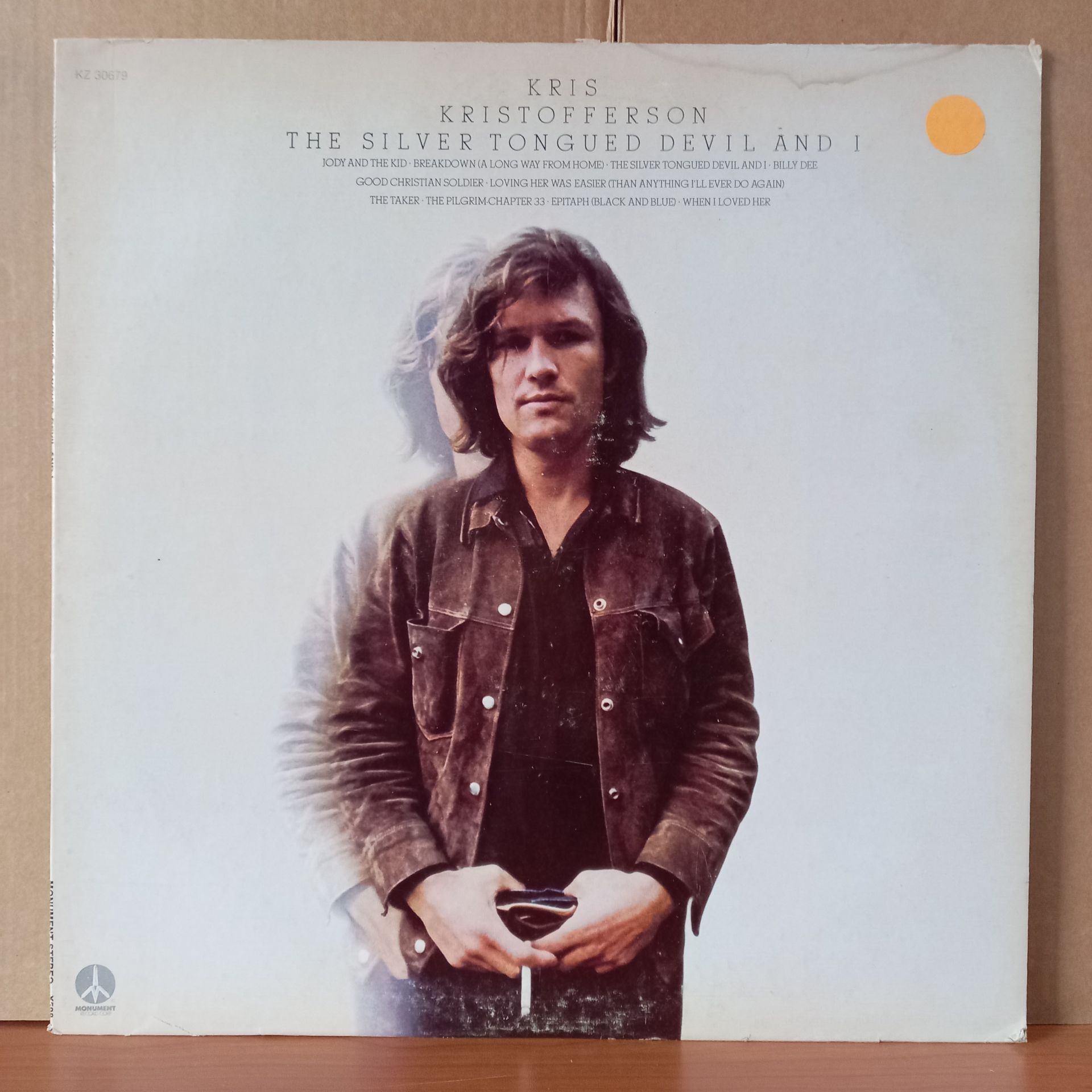 KRIS KRISTOFFERSON – THE SILVER TONGUED DEVIL AND I (1971) - LP 2. EL PLAK