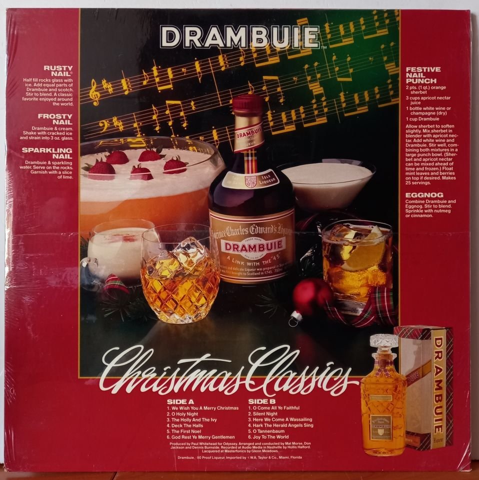 DRAMBUIE / CHRISTMAS CLASSICS (1990) - LP DÖNEM BASKI SIFIR PLAK
