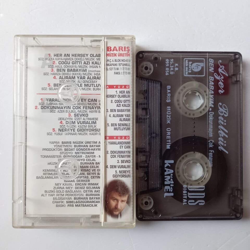 AZER BÜLBÜL - BEN BABAYIM / DOKUNMAYIN ÇOK FENAYIM (1995) - KASET 2.EL