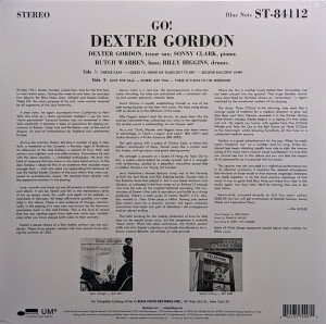 DEXTER GORDON - GO! (1962) - LP 180GR 2021 EDITION BLUE NOTE CLASSIC VINYL SERIES SIFIR PLAK