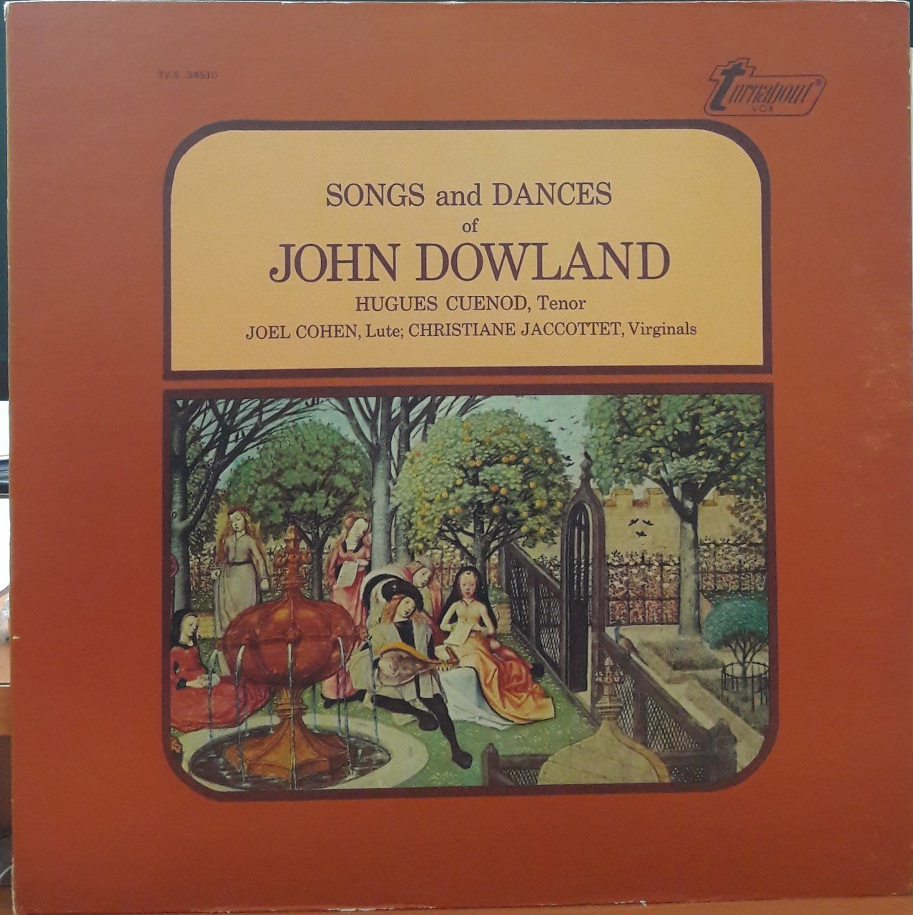 DOWLAND: SONGS AND DANCES, HUGUES CUENOD (1973) - PLAK 2.EL