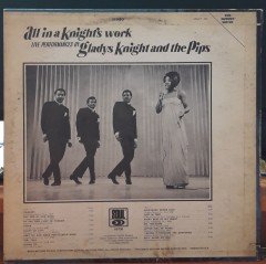 GLADYS KNIGHT AND THE PIPS - ALL IN A KNIGHT'S WORK (1970) - PLAK 2.EL