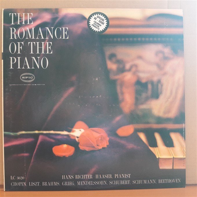 THE ROMANCE OF THE PIANO, HANS RICHTER-HAASER - LP 2.EL PLAK