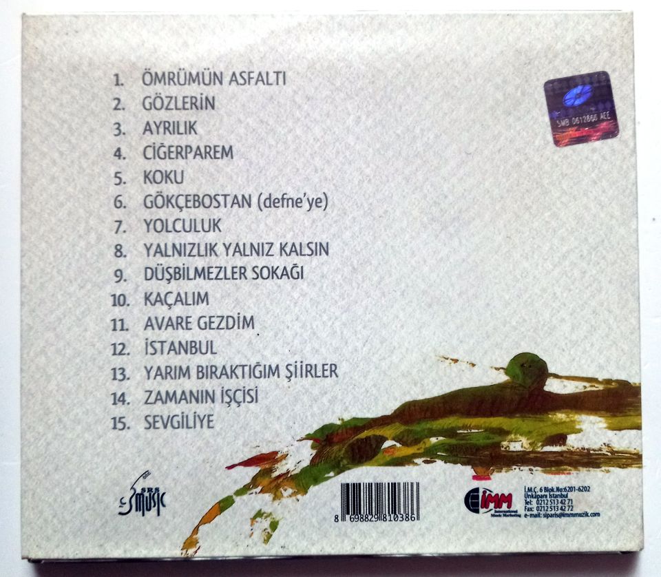 ÖZGÜR DEMİR – İZLER (2010) - CD 2.EL