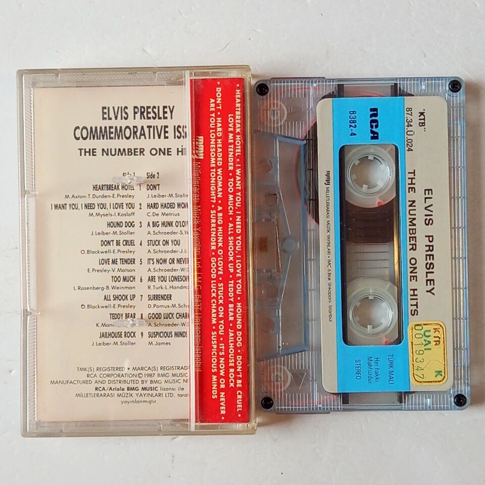 ELVIS PRESLEY – THE NUMBER ONE HITS (1987) - KASET 2.EL