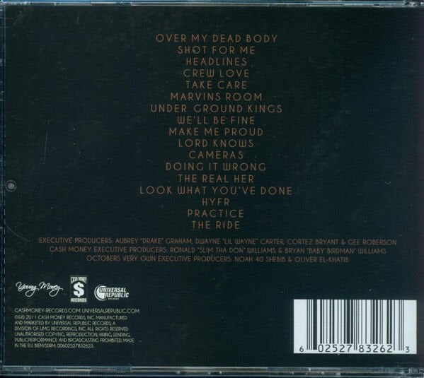 DRAKE – TAKE CARE (2011) - CD JEWEL CASE AMBALAJINDA SIFIR