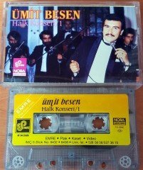 ÜMİT BESEN - HALK KONSERİ-1 KASET 2.EL