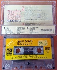 ÜMİT BESEN - HALK KONSERİ-1 KASET 2.EL