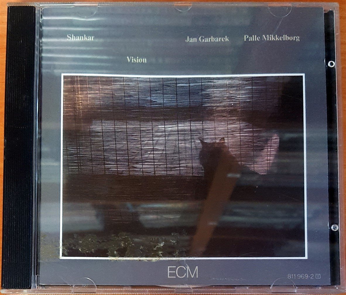 SHANKAR - VISION / JAN GARBAREK PALLE MIKKELBORG (1984) MADE IN WEST GERMANY / ECM CD 2.EL