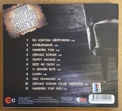 ONUR METE BEN (2011) İMZALI CD 2.EL