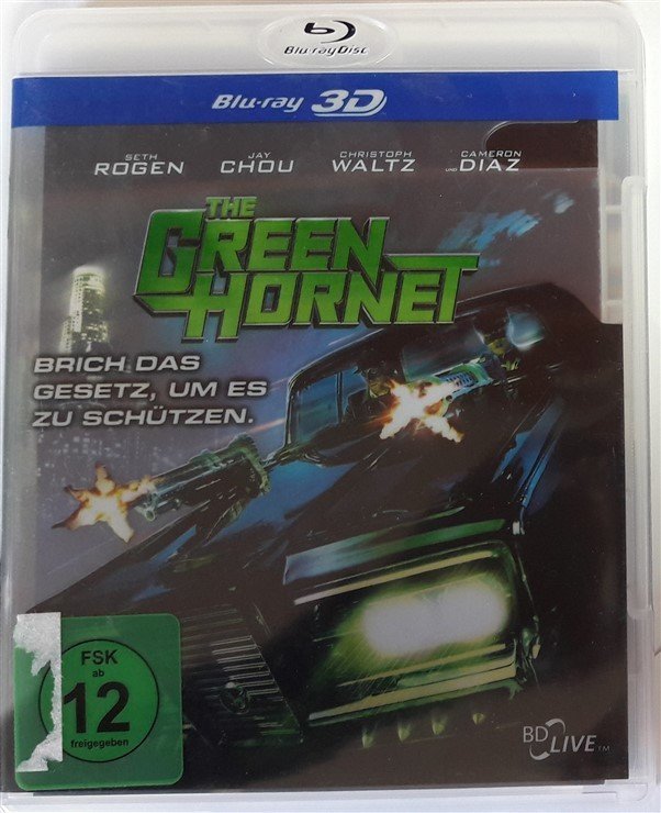THE GREEN HORNET - YEŞİL YABAN ARISI - SETH ROGEN - CAMERON DIAZ - 3DBLU-RAY 2.EL