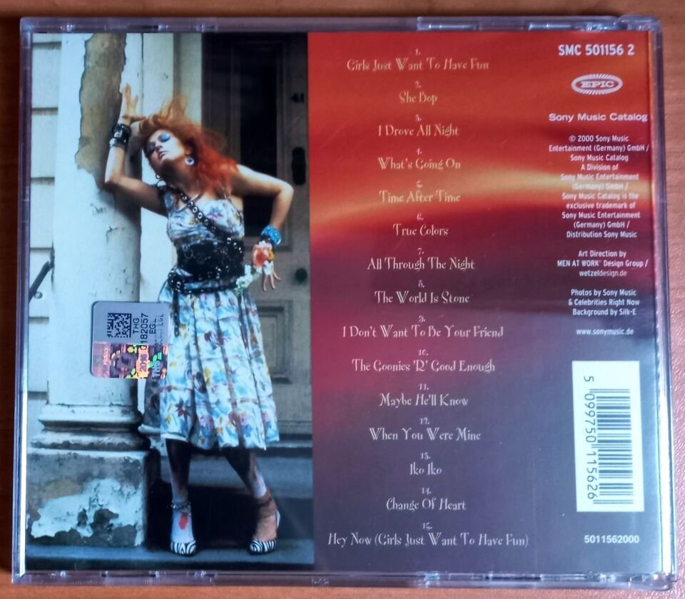 CYNDI LAUPER – TIME AFTER TIME - THE BEST OF CYNDI LAUPER (2000) - CD 2.EL