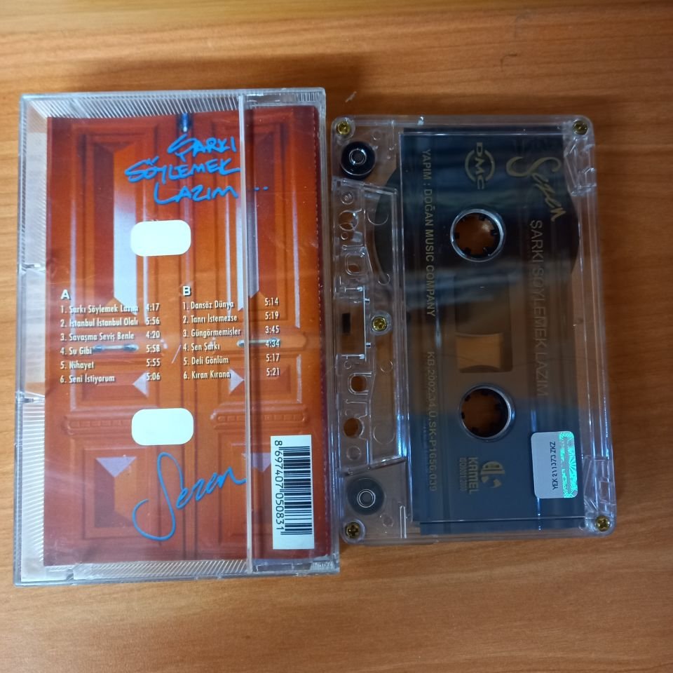 SEZEN AKSU - ŞARKI SÖYLEMEK LAZIM (2002) - KASET 2.EL