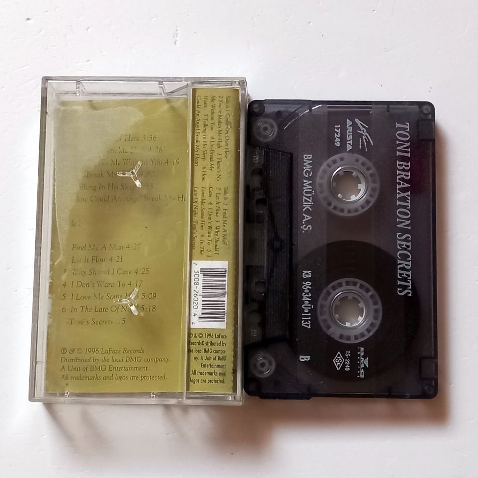 TONI BRAXTON - SECRETS (1996) - KASET 2.EL