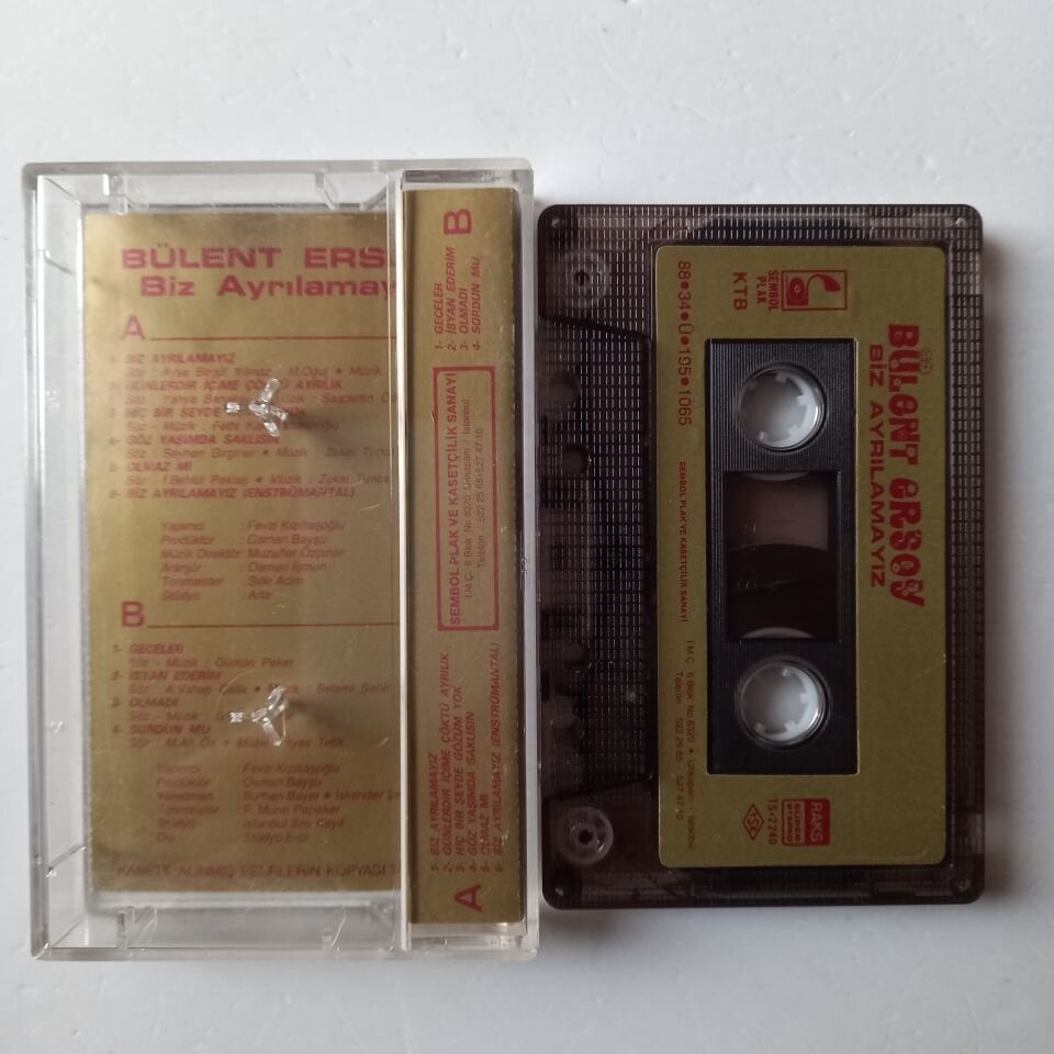 BÜLENT ERSOY - BİZ AYRILAMAYIZ (1988) - KASET 2.EL