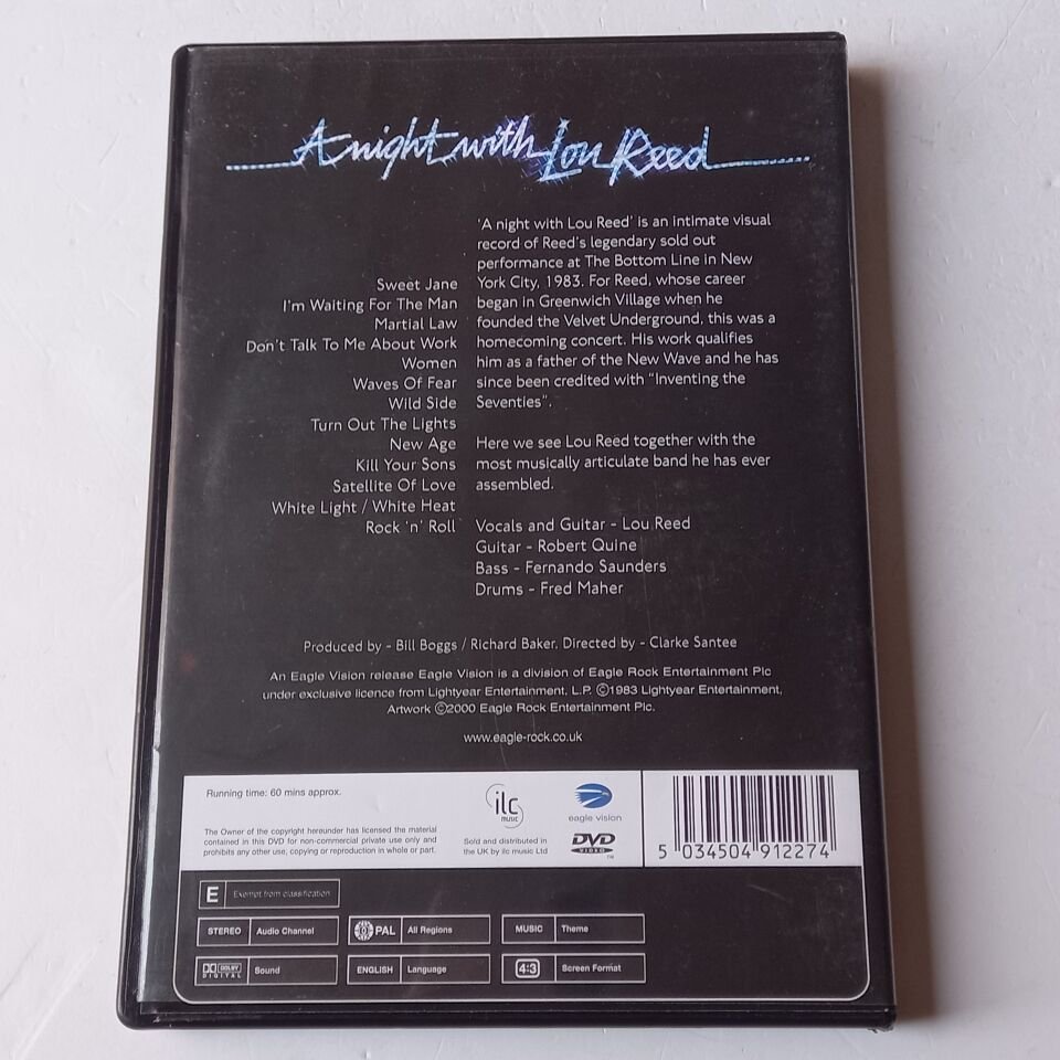 A NIGHT WITH LOU REED - DVD 2.EL