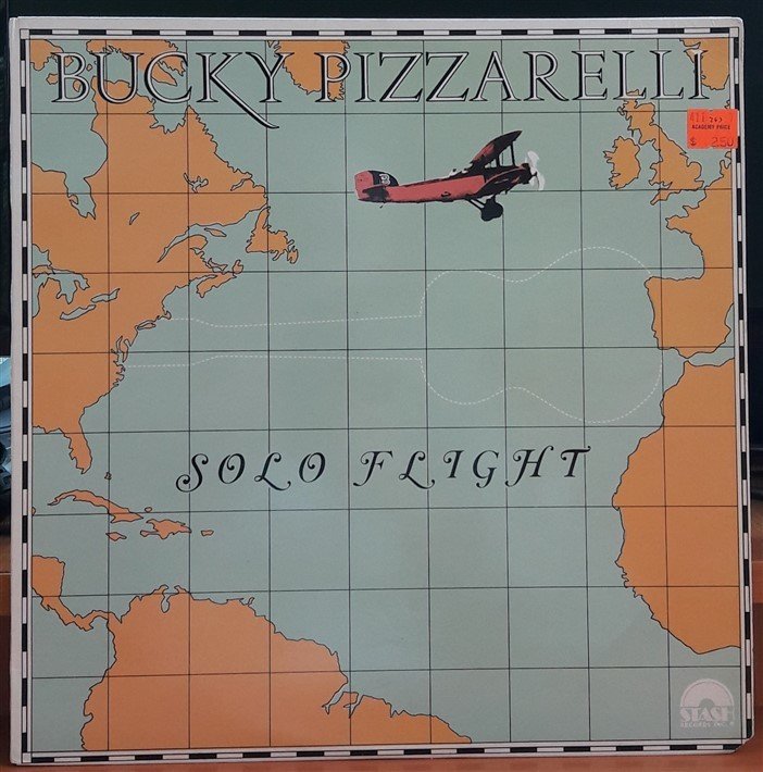 BUCKY PIZZARELLI - SOLO FLIGHT (1986) - PLAK 2.EL
