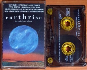 EARTHRISE / THE RAINFOREST ALBUM / KATE BUSH, DIRE STRAITS, EURYTHMICS, PETER GABRIEL, GENESIS, ELTON JOHN, QUEEN, SEAL, REM, U2 (1992) - KASET 2.EL