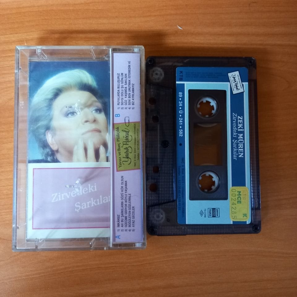 ZEKİ MÜREN - ZİRVEDEKİ ŞARKILAR (1989) - KASET 2.EL