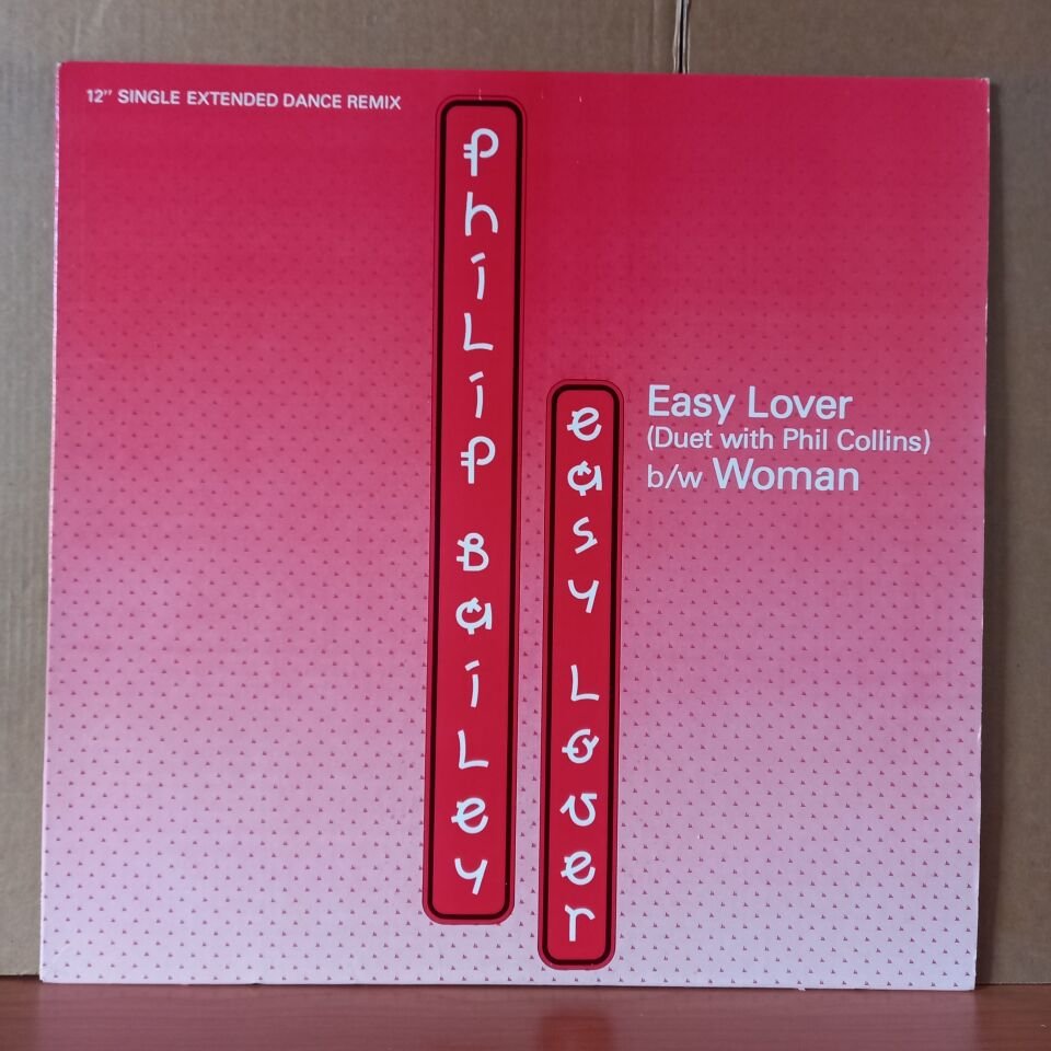 PHILIP BAILEY – EASY LOVER / DUET WITH PHIL COLLINS [EXTENDED DANCE REMIX] B/W WOMAN (1984) - 12'' 33RPM MAXI SINGLE 2.EL PLAK